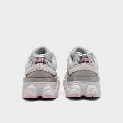 Girls' Big Kids' New Balance 9060 Casual Shoes - Pink/Grey - view 4