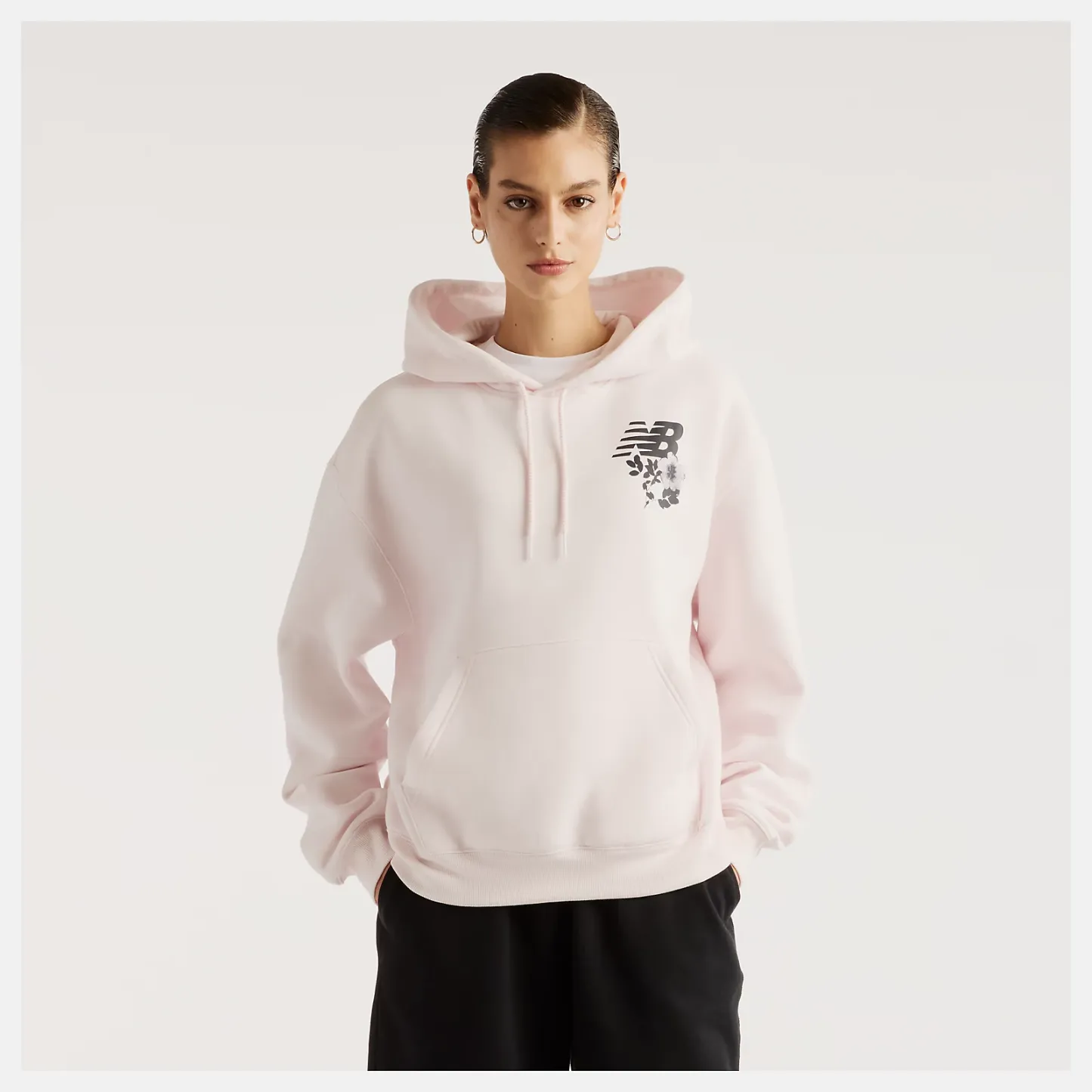 New Balance Pressed Flowers Hoodie, WT62H6F8AAA