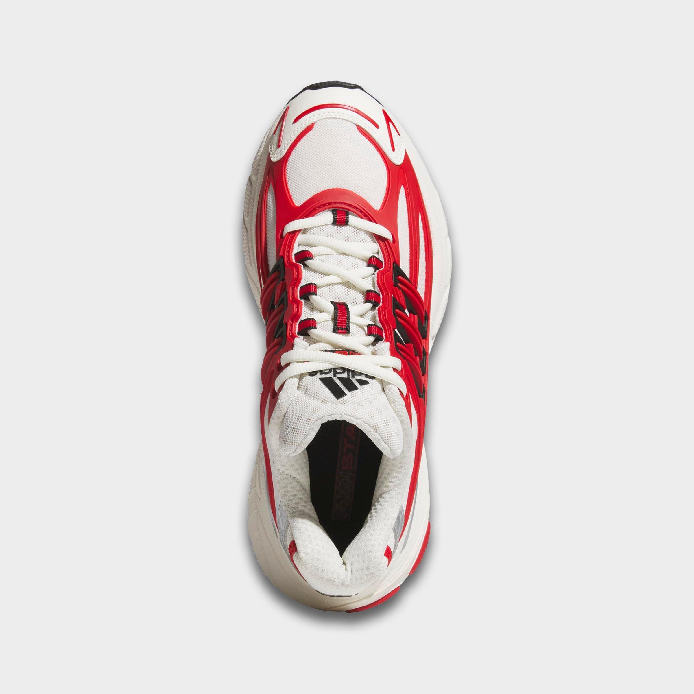 Men's adidas Adistar XLG 2.0 Casual Shoes - Part 2 - Power Red/Core Black/Off White - Top view