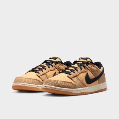 Men's Nithtke Dunk Low Retro SE Casual Shoes - Filbert/Twine/Coconut Milk/Black - Both shoes facing left