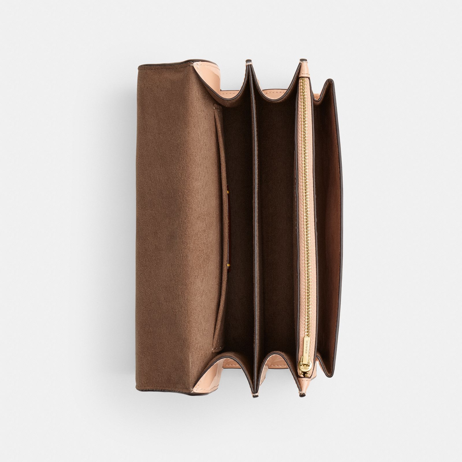Klare Crossbody Bag In Signature Leather - Gold/Faded Blush - view 4