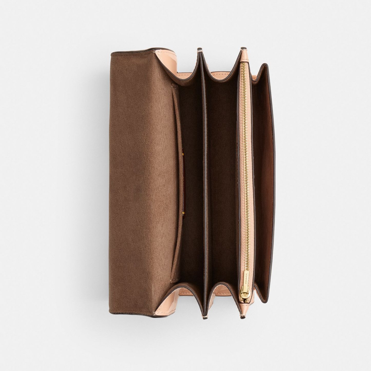 Klare Crossbody Bag In Signature Leather - Gold/Faded Blush - view 4