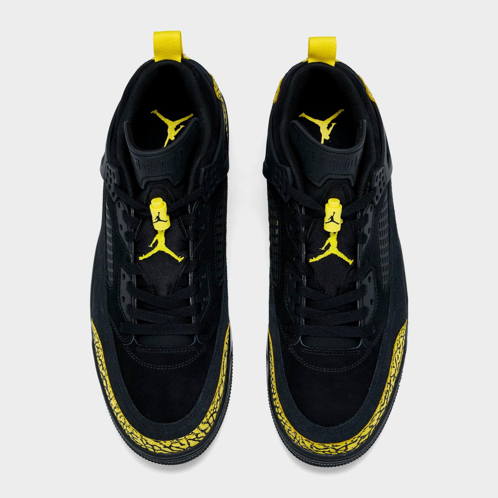 Men's Jordan Spizike Low Casual Shoes - Black/Speed Yellow/Speed Yellow/Black - view 5