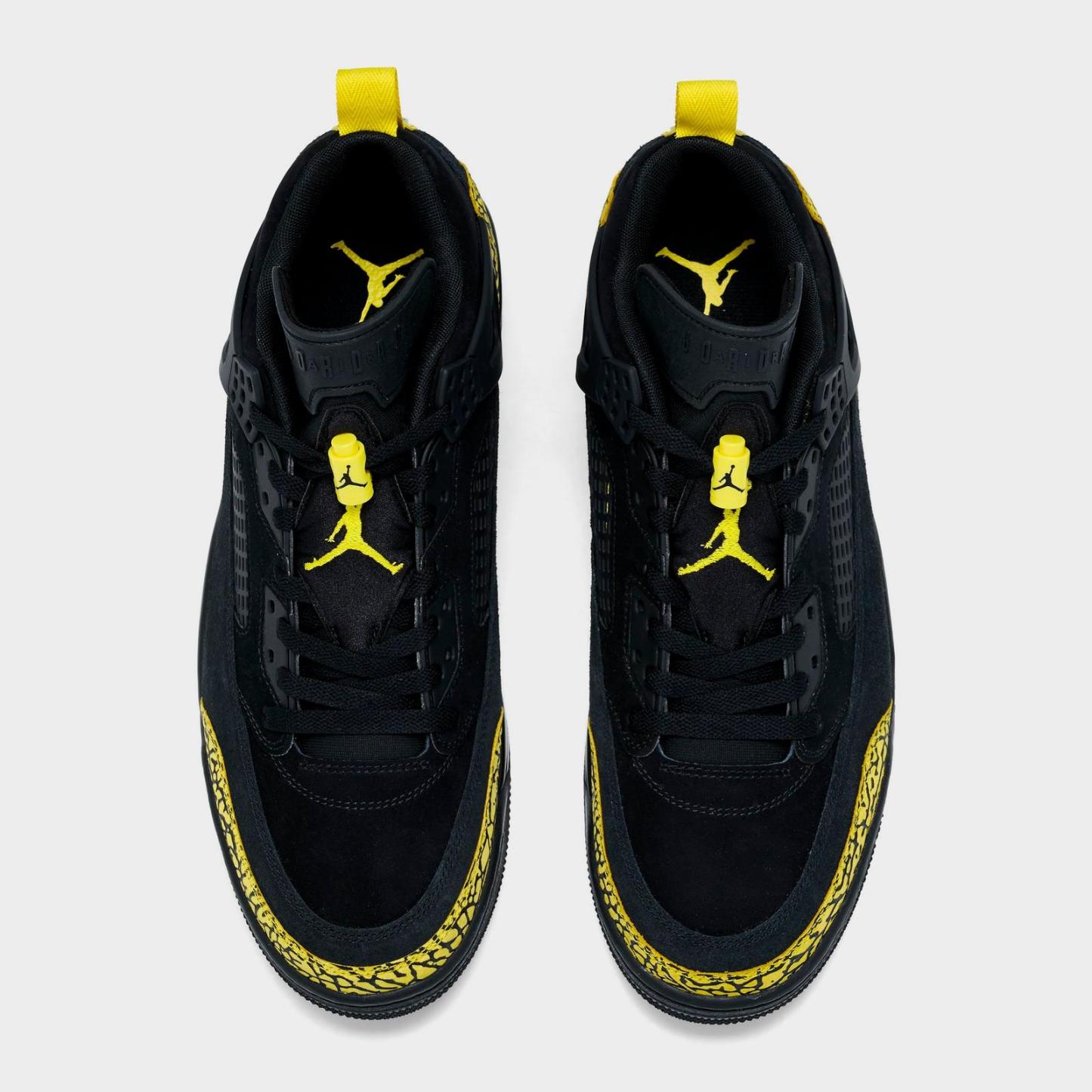 Men's Jordan Spizike Low Casual Shoes - Black/Speed Yellow/Speed Yellow/Black - view 5