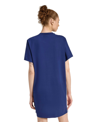 adidas Women's 3-Stripes Crewneck T-Shirt Dress - Dark Blue/White