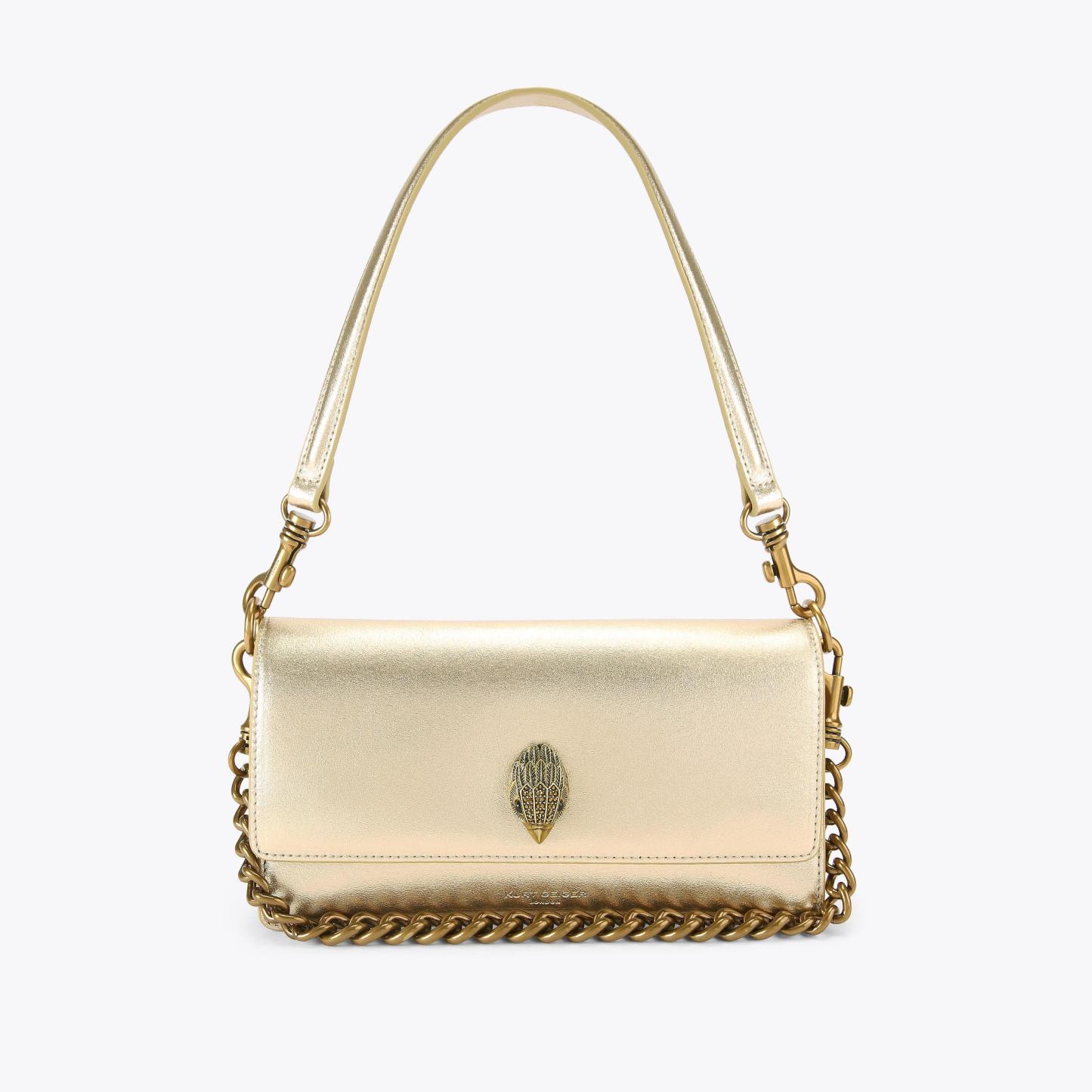 Kurt Geiger London Sloane Soft Shoulder Bag - Metallics
