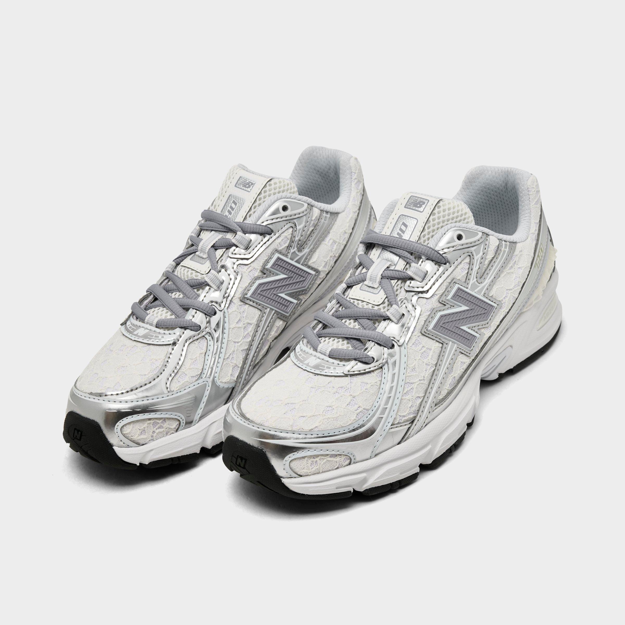 Women's New Balance 740 Lace Casual Shoes - Lace/Silver Metallic/Linen - view 2