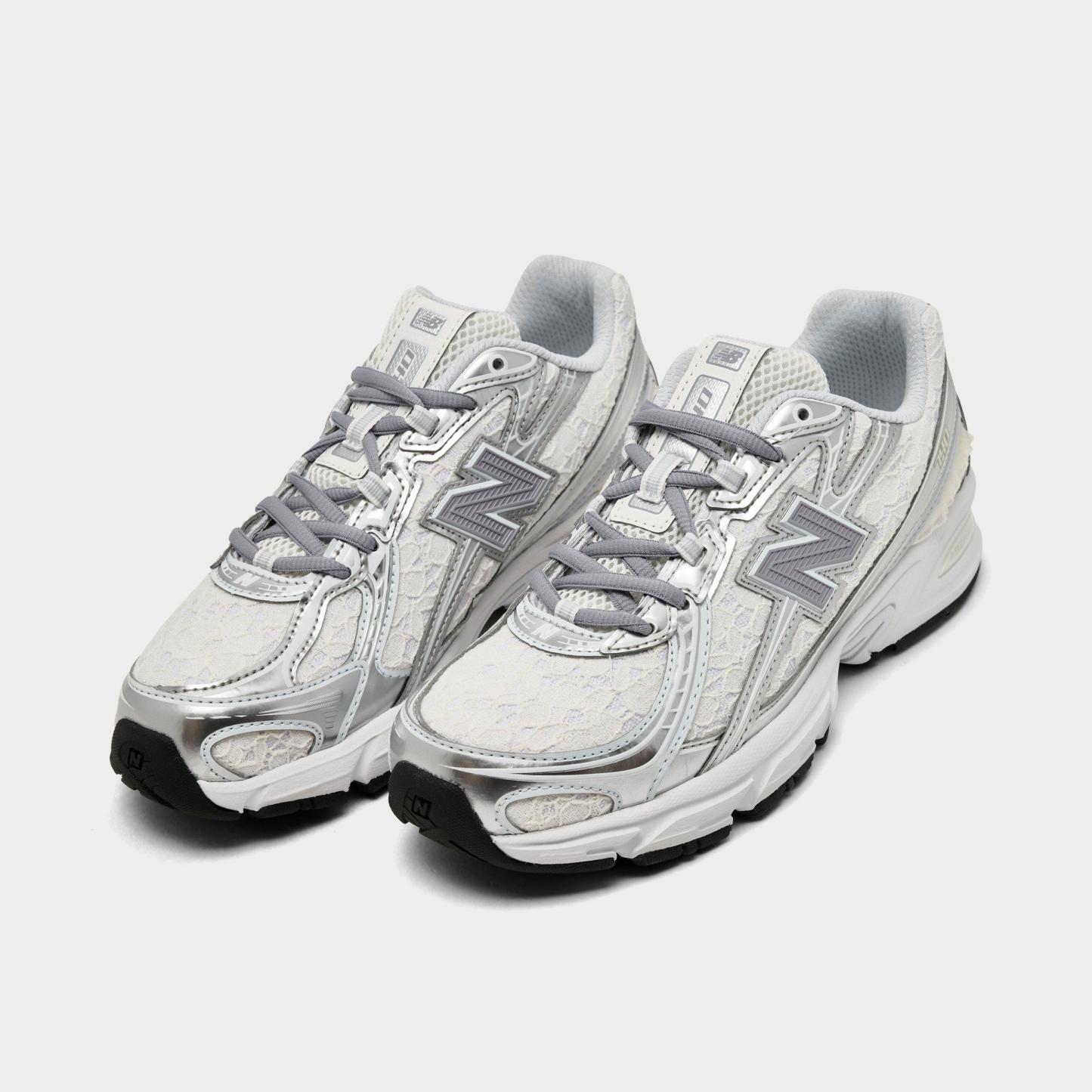Women's New Balance 740 Lace Casual Shoes - Lace/Silver Metallic/Linen - view 2