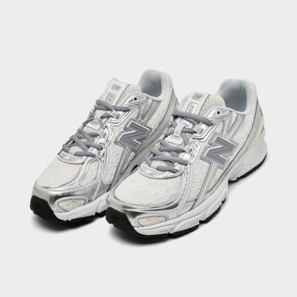 Women's New Balance 740 Lace Casual Shoes - Lace/Silver Metallic/Linen - view 2