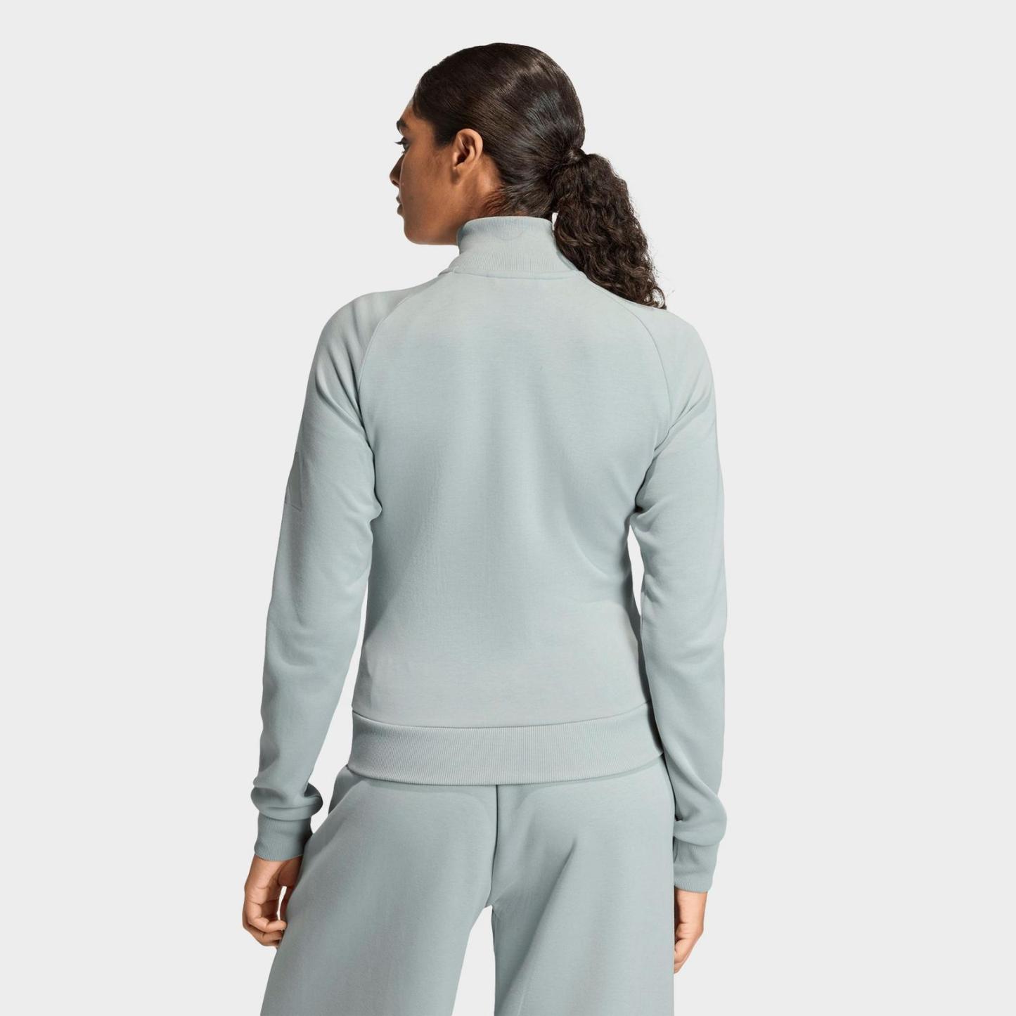 Women's adidas Sportswear Soft Lux Slim Track Top - Wonder Sage - view 3