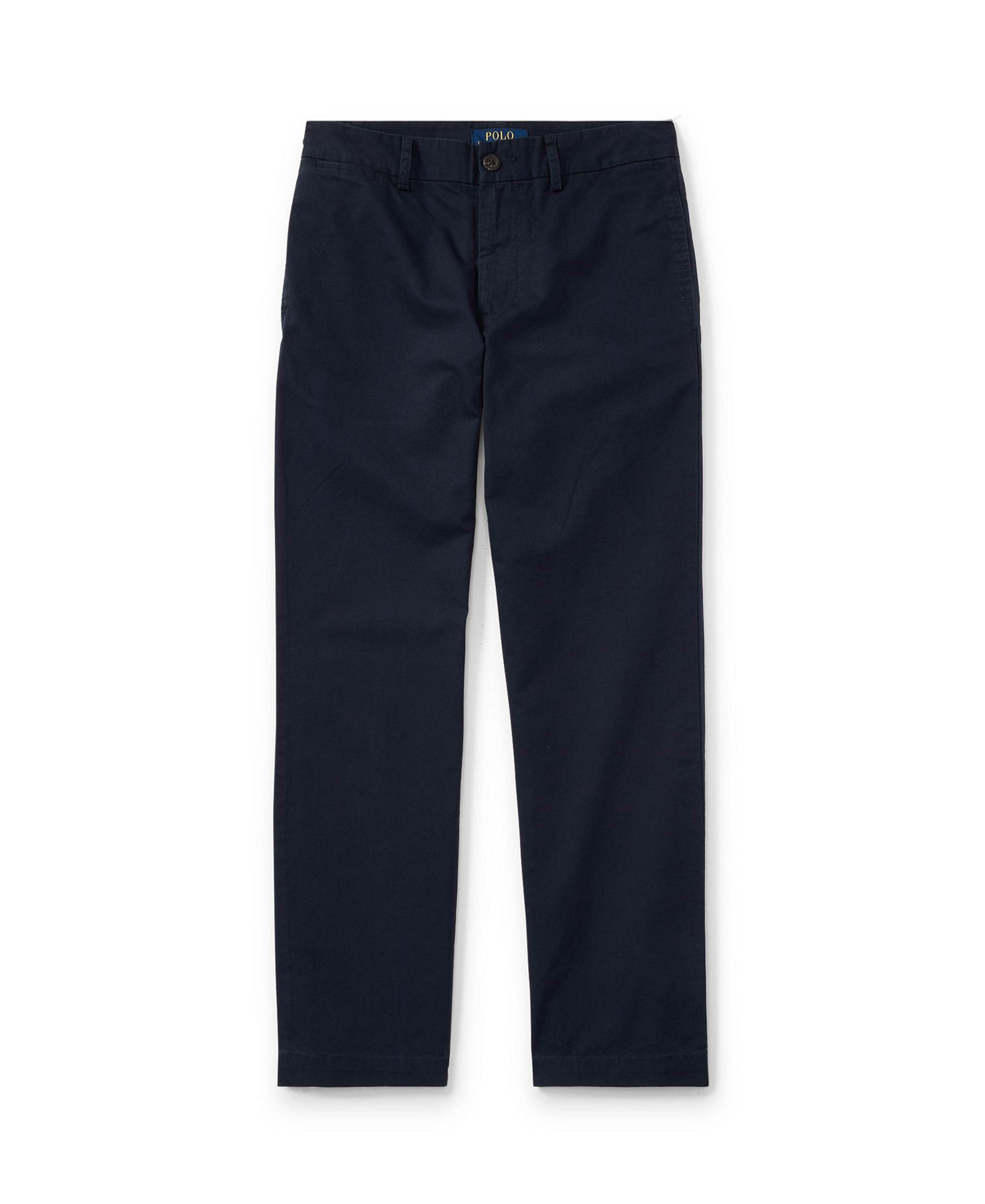 Polo Ralph Lauren Boys' 8-20 Straight-Fit Stretch Twill Pants - Aviator Navy