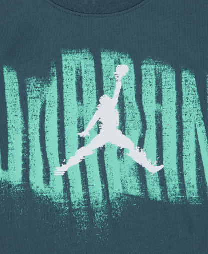 Jordan Boys' 8-20 Distressed Short-Sleeve T-Shirt - Ash Green