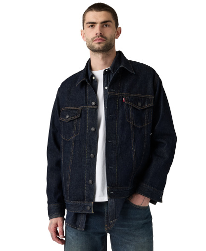 Levi's Men's Relaxed-Fit Trucker Jacket - Rinse It Out