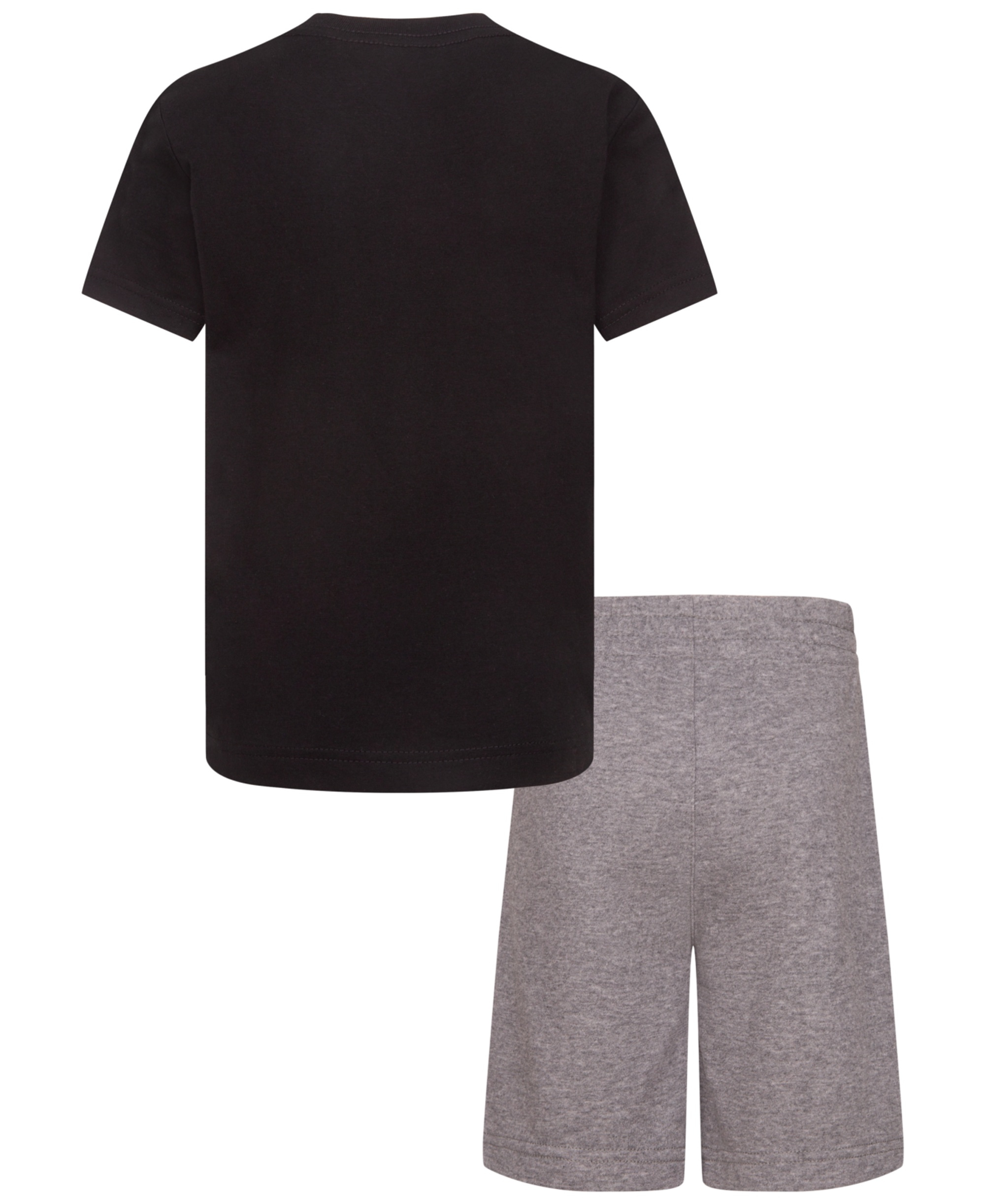 Jordan Boys' 4-7 Jumbo Jumpman T-Shirt and Shorts, 2-Piece Set - Carbon Heather