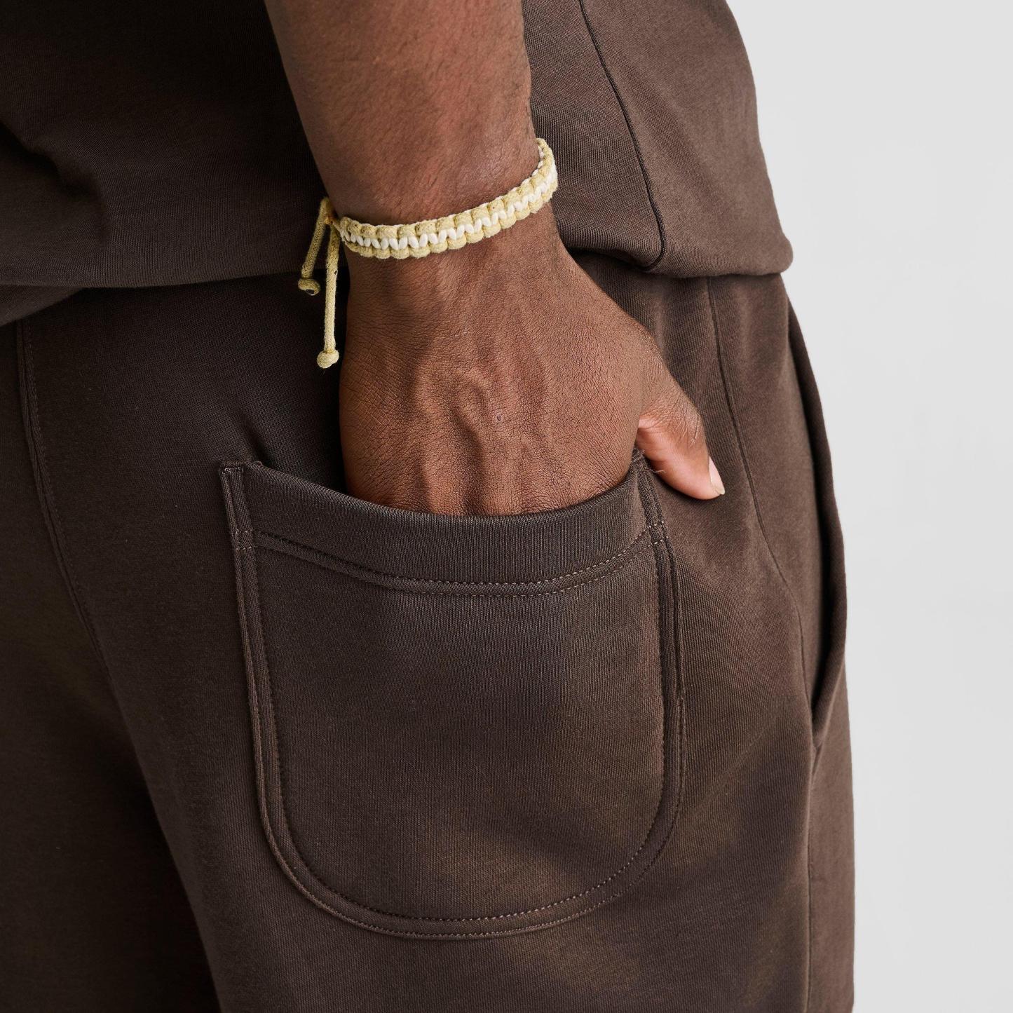 Men's Nithtke Sportswear Swoosh Box Fleece Sweatpants - Baroque Brown/Sail