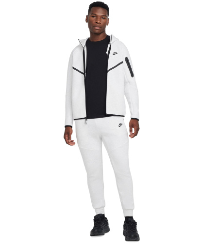 Nike Men's Tech Fleece Drawstring Joggers Pants - Birch Heather/Black