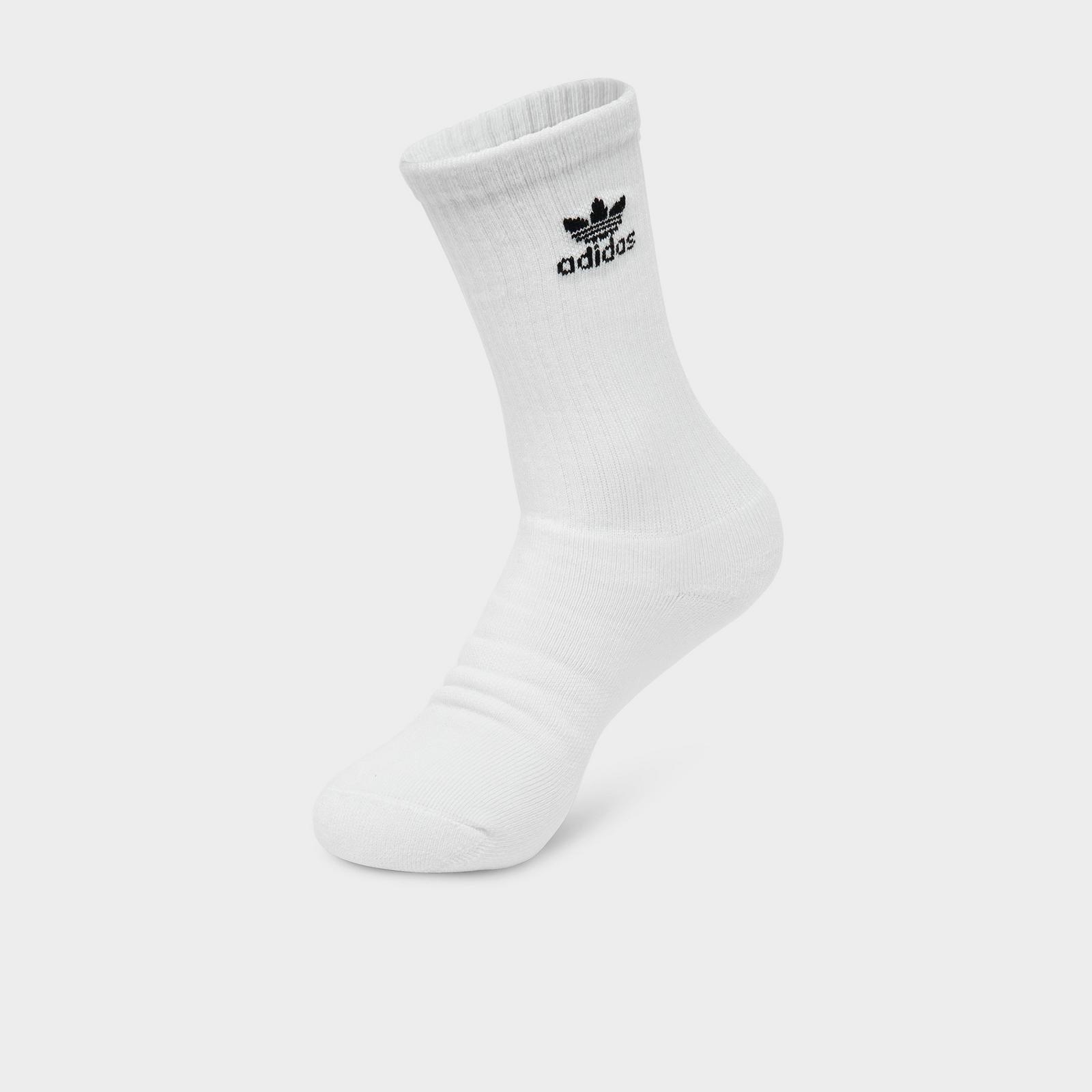 Women's adidas Originals Trefoil Cushion Crew Socks (6-Pack) - White - view 5