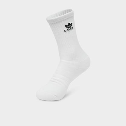 Women's adidas Originals Trefoil Cushion Crew Socks (6-Pack) - White - view 5