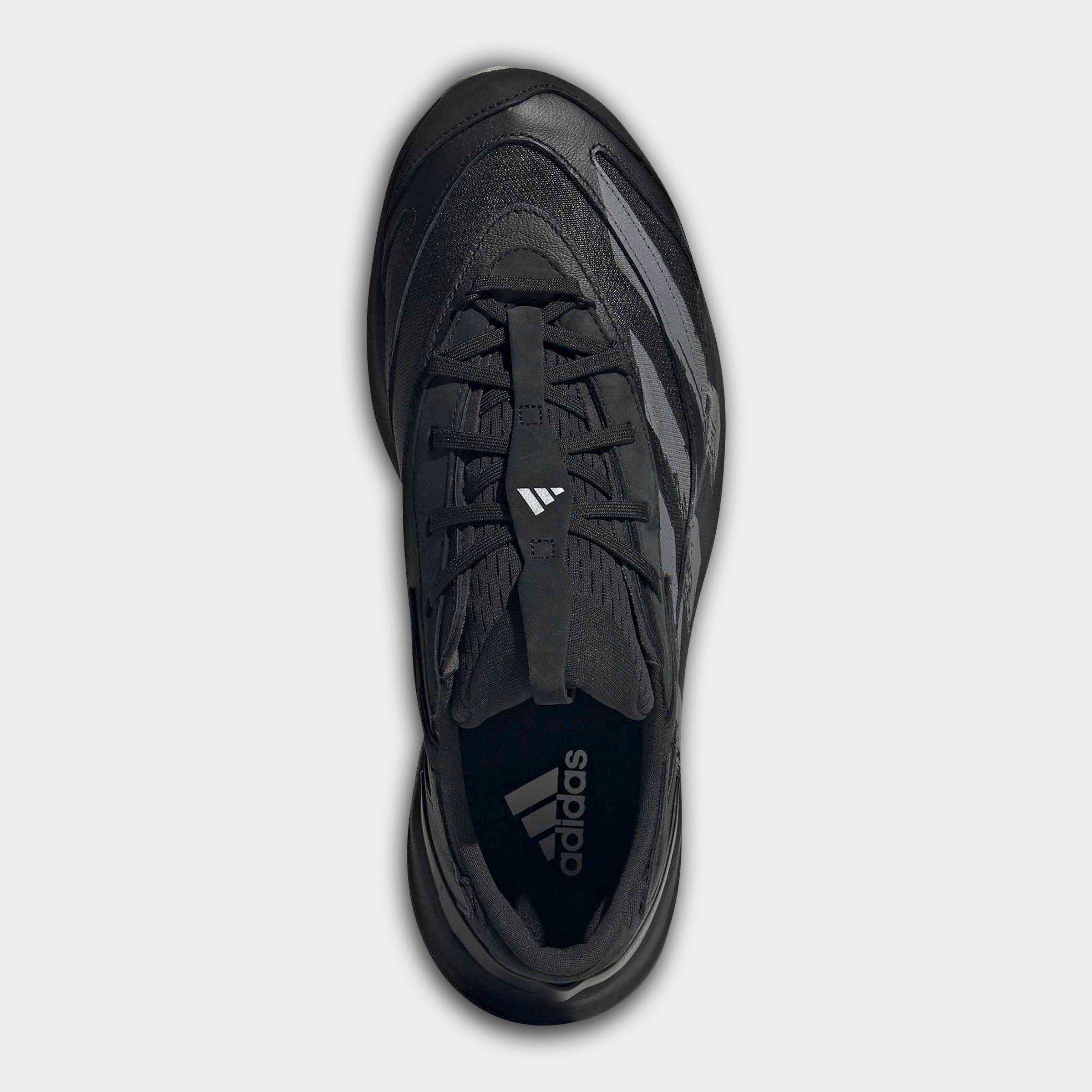 Men's adidas Lightblaze EVO SL Casual Shoes - Core Black/Iron Metallic/Cloud White - Top view