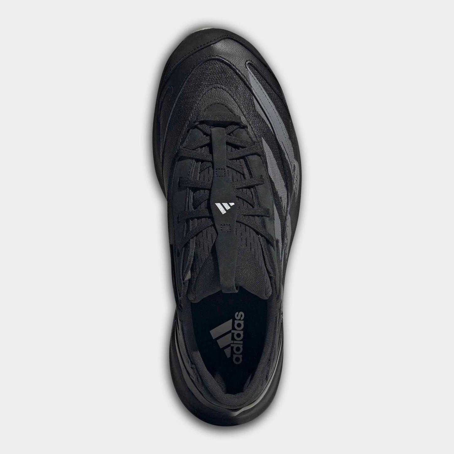 Men's adidas Lightblaze EVO SL Casual Shoes - Core Black/Iron Metallic/Cloud White - Top view