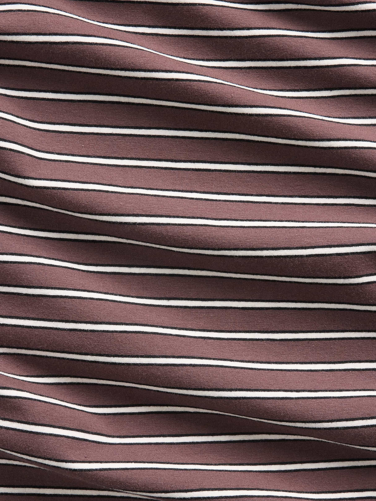 CloseKnit Jersey T-Shirt - Brown stripe