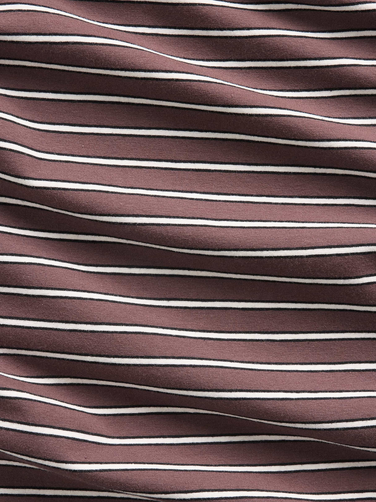 CloseKnit Jersey T-Shirt - Brown stripe