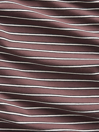 CloseKnit Jersey T-Shirt - Brown stripe