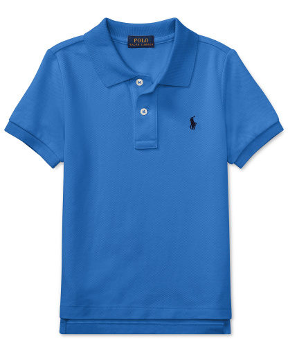 Polo Ralph Lauren Boys' 2T-7 Cotton Mesh Polo Shirt - Scottsdale Blue