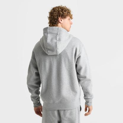 Men's Nike Sportswear Swoosh Box Full-Zip Hoodie - Dark Grey Heather