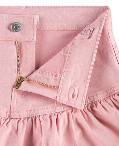 Levi's Girls' 7-16 Ruffled Scooter Skort - Powder Pink