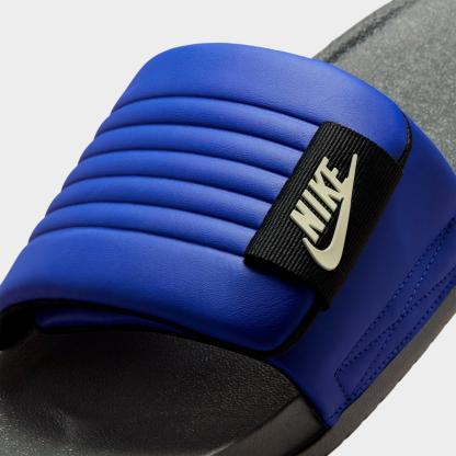Men's Nithtke Offcourt Adjust Slide Sandals - Lapis/Dark Smoke Grey/Coconut Milk - Detail shot