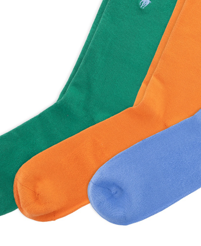 Polo Ralph Lauren Men's Supersoft Dress Socks, 3-Pack - Lt Blue