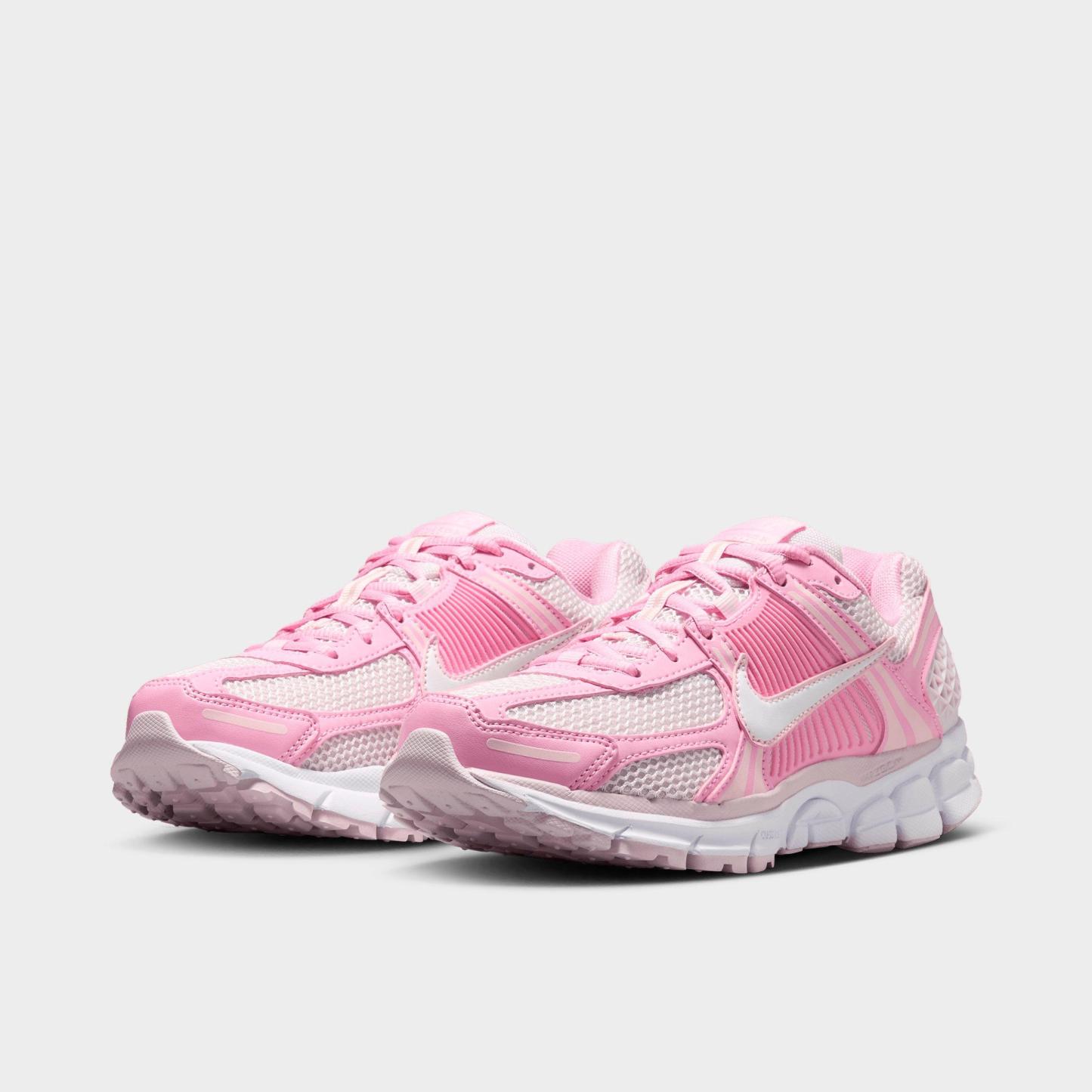 Women's Nithtke Zoom Vomero 5 Casual Shoes - Part 2 - Pink Rise/Bleached Lilac/Pink Foam/White - Both shoes facing left