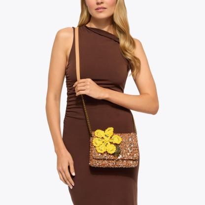 Kurt Geiger London Kurt's Cabana Mini Kensington Flap Bag - Multi Colored - view 7