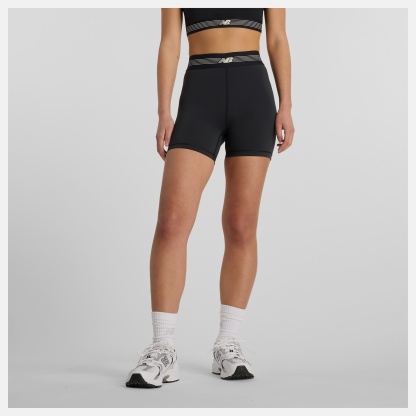 New Balance AC Train Fitted Short 5", WB61E4GEBK