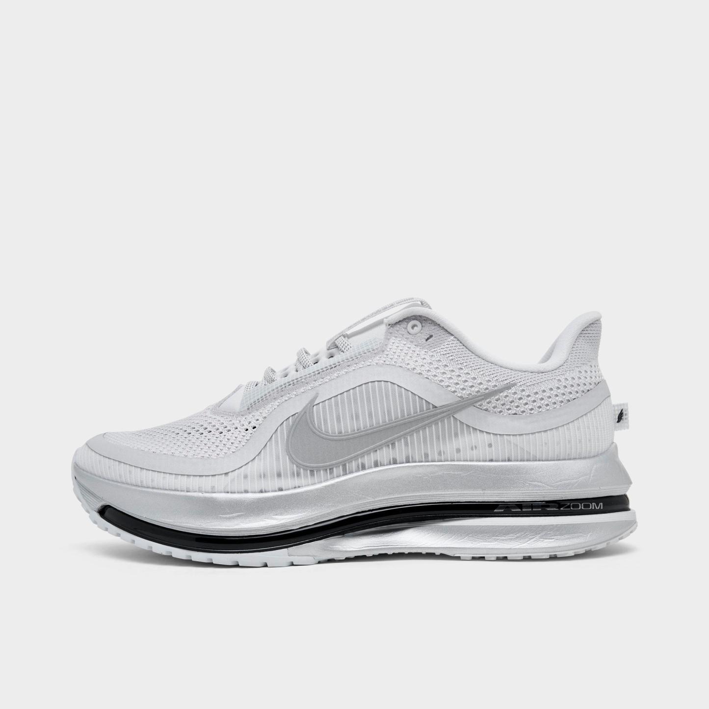Men's Nithtke Pegasus Premium Running Shoes - Part 2 - Photon Dust/Black/Metallic Silver - Left shoe facing left. Outside of the shoe.