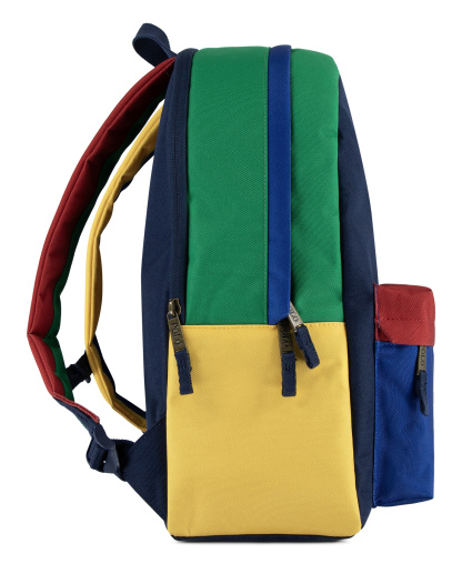 Polo Ralph Lauren Boys' and Girls' Embroidered Pony Color Backpack - Navy/Blue/Multi