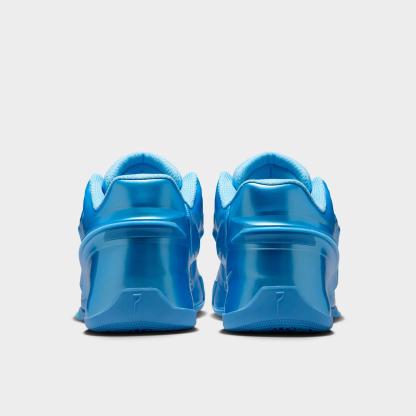 Nithtke KD 19 Basketball Shoes - Still Blue/Stadium Green/Still Blue - Back view