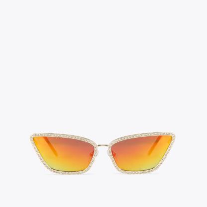 Kurt Geiger London Small Shoreditch Cat Eye Sunglasses - Multi Colored