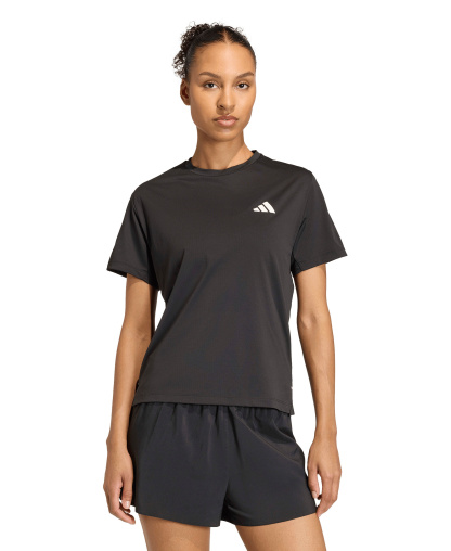 adidas Women's Crewneck Running T-Shirt - Black