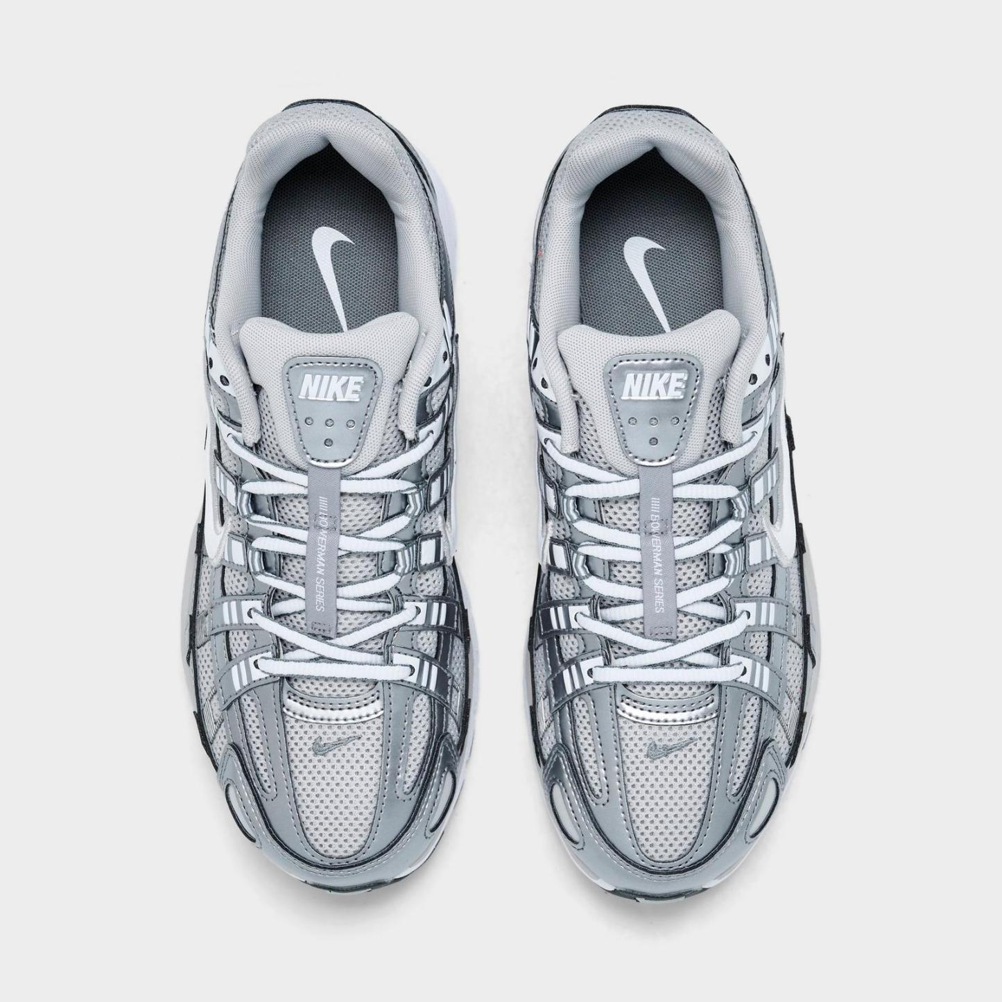 Women's Nike P-6000 Casual Shoes - Grey Fog/Metallic Cool Grey/Cool Grey/White