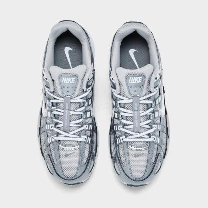 Women's Nike P-6000 Casual Shoes - Grey Fog/Metallic Cool Grey/Cool Grey/White