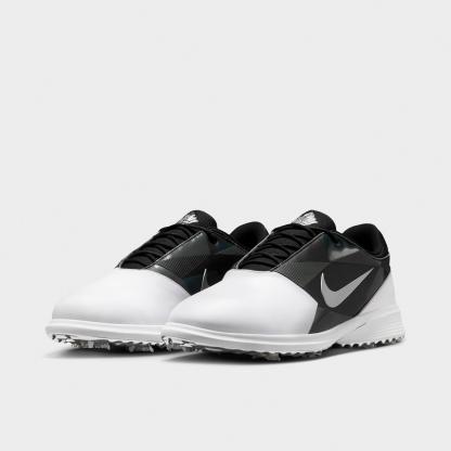 Men's Nithtke Victory Tour 4 Golf Shoes - White/Metallic Silver/Sequoia/Black - Both shoes facing left