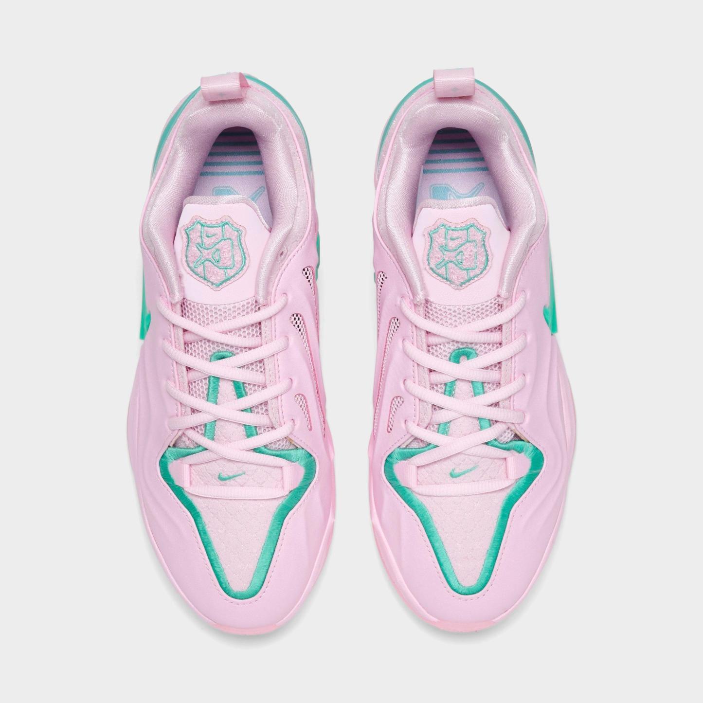Nithtke A'Two A'ja Wilson Basketball Shoes - Part 1 - Pink Foam/Light Menta - Top view