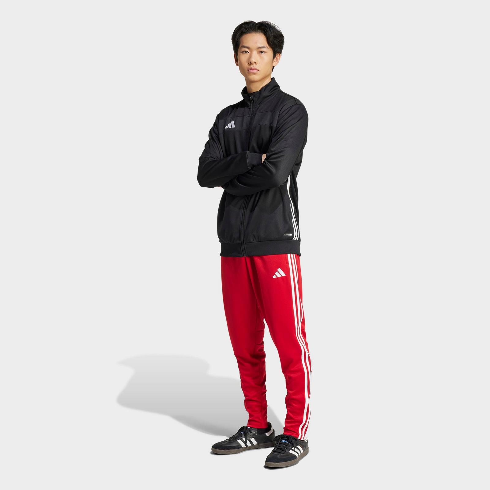 Men's adidas Tiro 25 Essentials Training Pants - Team Power Red/White - view 2