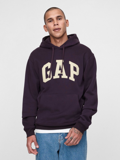 Adult VintageSoft Arch Logo Hoodie - sugar plum
