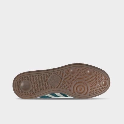 Women's adidas Originals Handball Spezial Casual Shoes - Part 4 - Rich Green/Supplier Colour/Gum - Bottom view