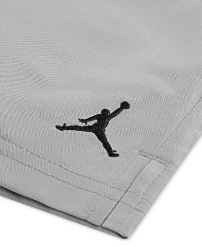 Jordan Boys' 4-7 Dri-FIT Crewneck Jersey T-Shirt and Mesh Shorts, 2-Piece Set - Medium Gray/Black