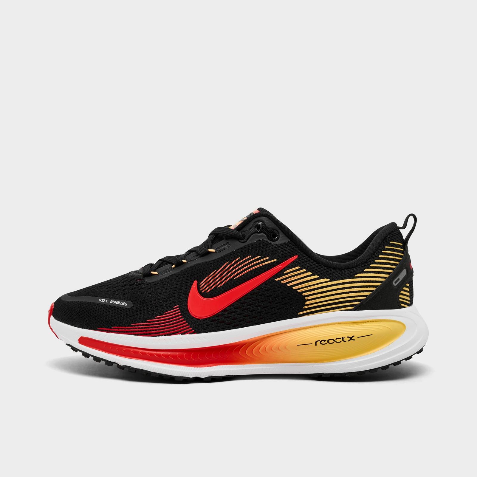 Big Kids' Nike Vomero 18 Running Shoes - Black/Bright Crimson/Light Crimson