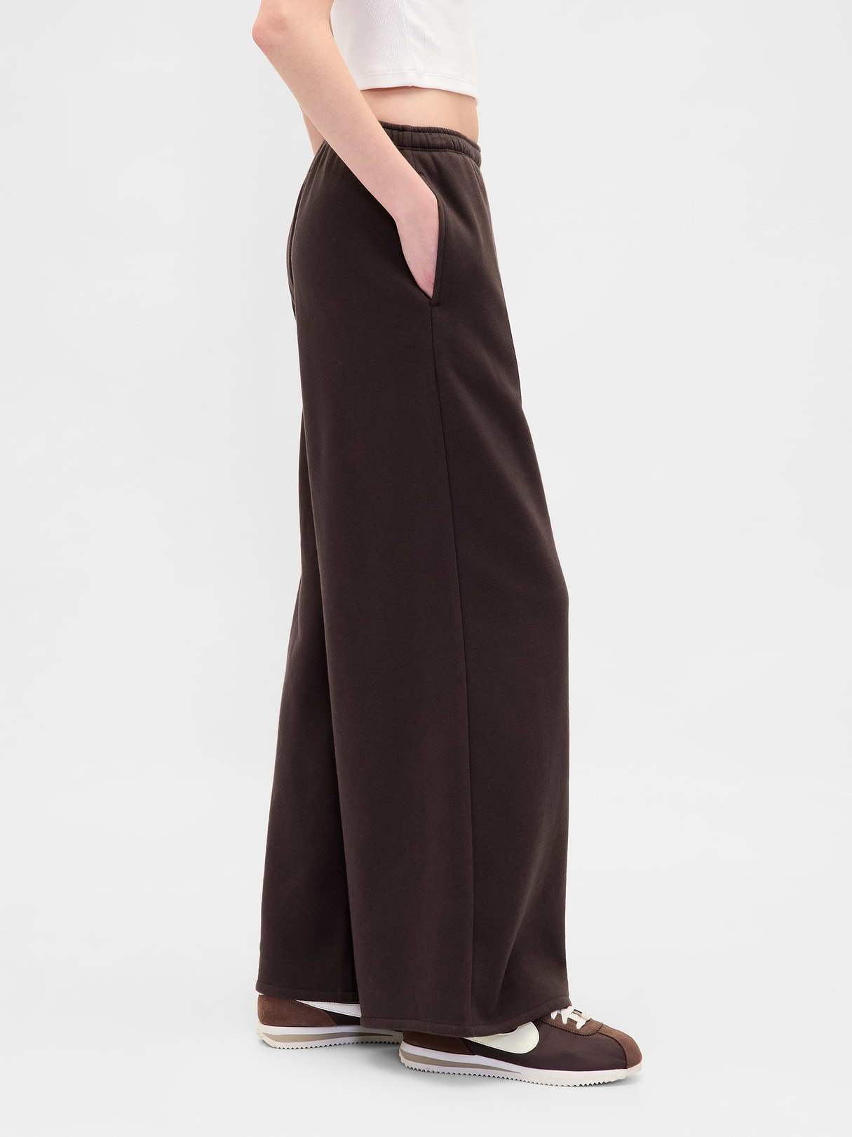 VintageSoft Baggy Sweatpants - Terra brown